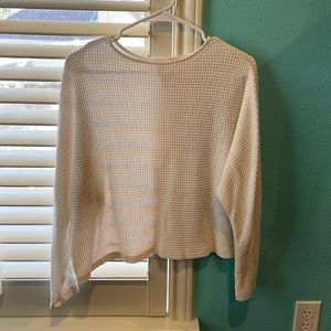 Women’s long-sleeve shirt cream white size S H&M